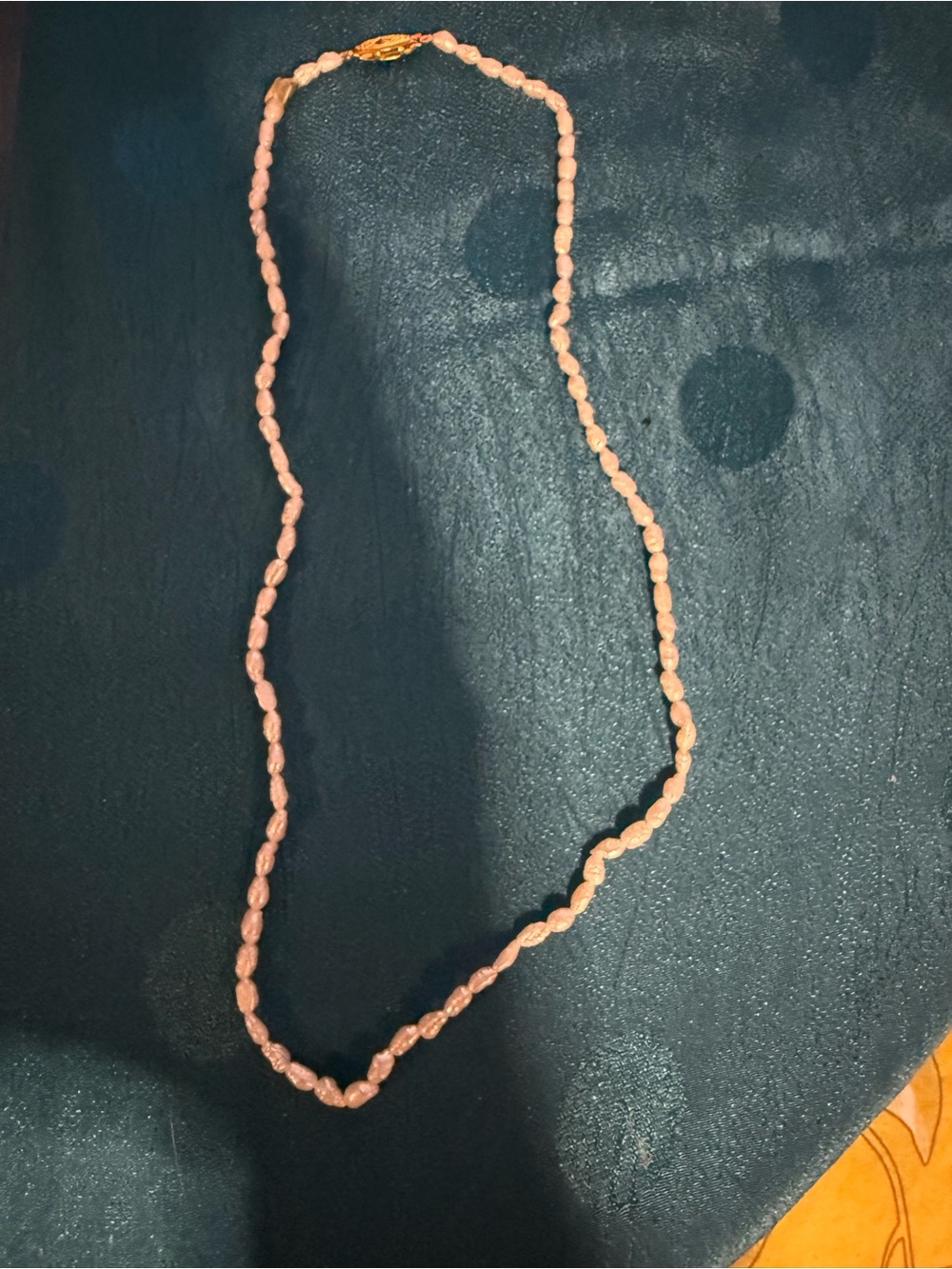 Delicate white freshwater, pearl Beaded Necklace - Elegant Women’s Jewelry